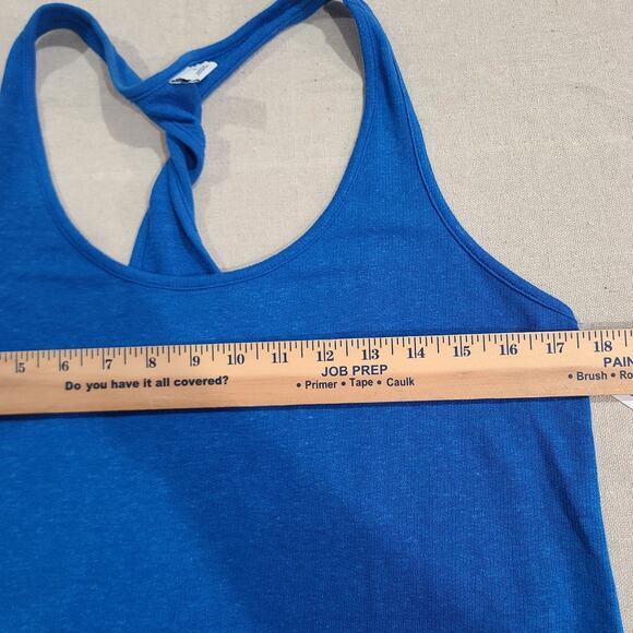 NWT Old Navy Twist Back Linen Blend Blue Dress Beachy Coastal Swim Cover Size S - Picture 9 of 12